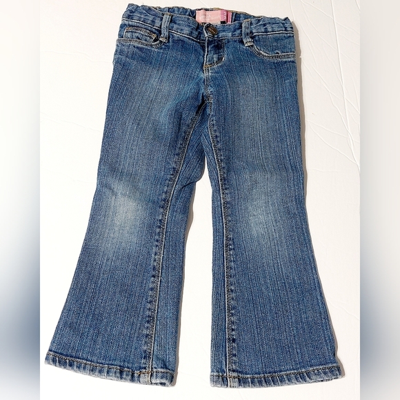 3T Old Navy Adjustable Waist Flare Leg Denim Jeans - Picture 1 of 6
